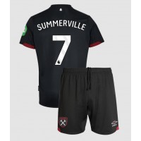 Maglia Calcio West Ham United Crysencio Summerville #7 Seconda Divisa Bambino 2024-25 Manica Corta (+ pantaloncini)